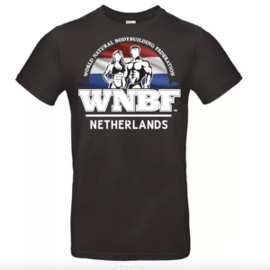WNBF Men tshirt black 185gr/m2